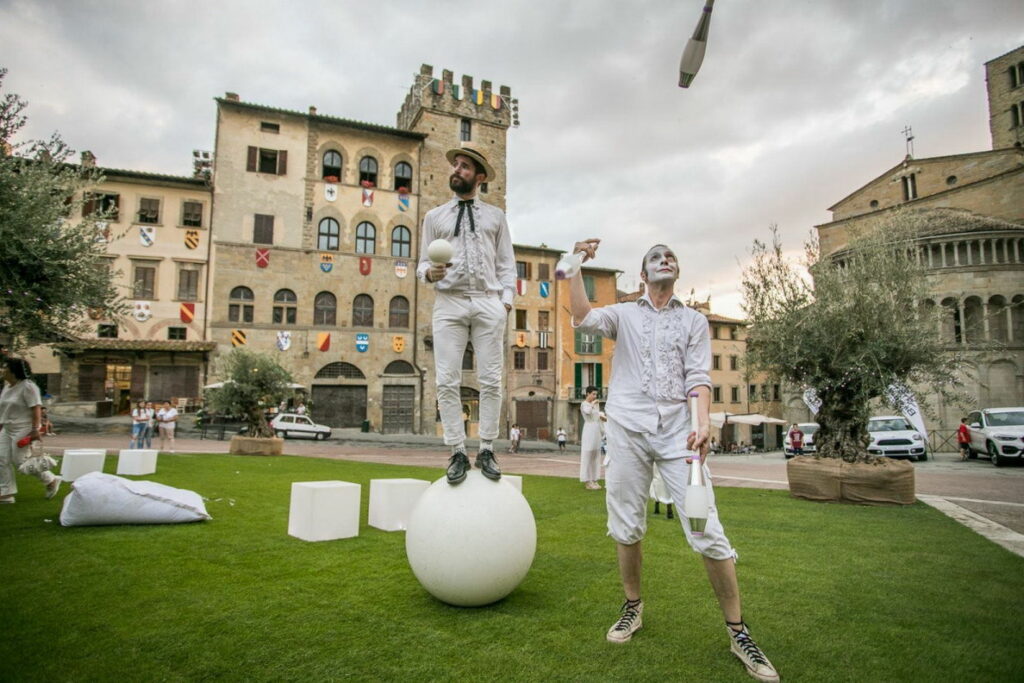 Allestimento Piazza Grande – Arezzo